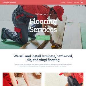 webová šablona pro Flooring Services