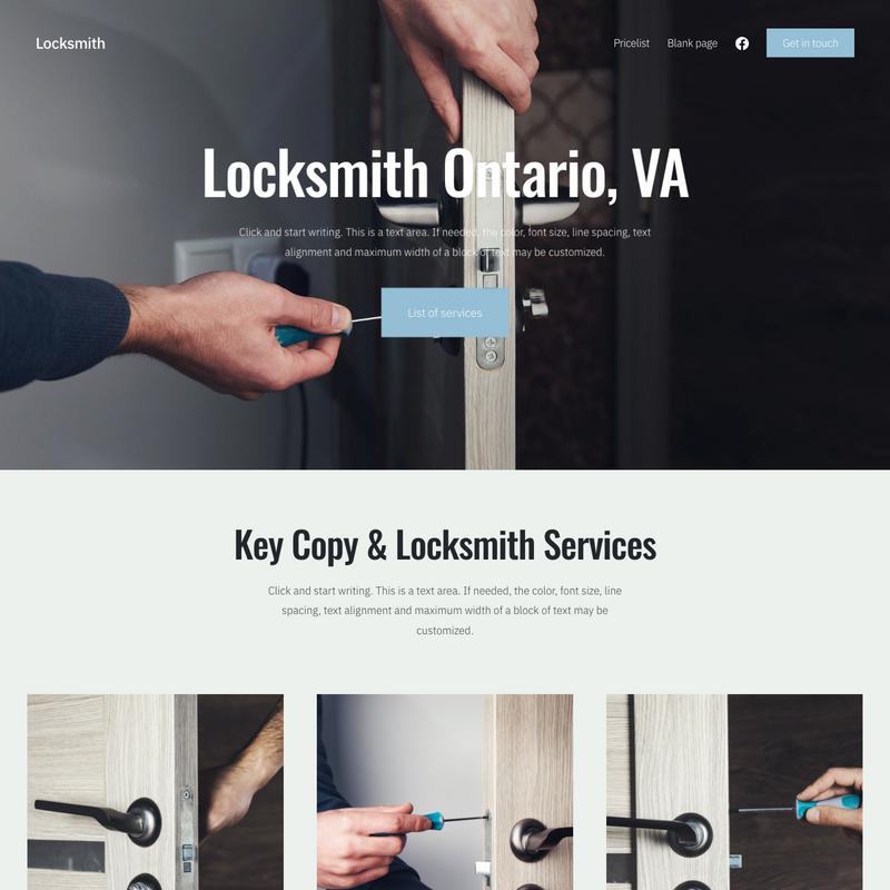 Responsive web template